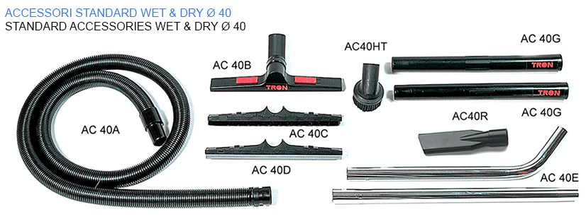 kit accessori standard tron power hp4,5 l50ab