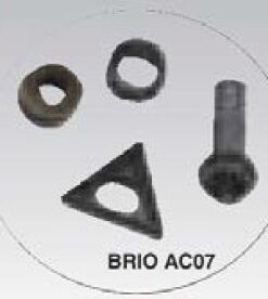 Tron BRIOAC07 spazzola tonda con setole in nylon per BRIOTRON CC