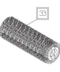 Tron SPPV00025 spazzola in nylon Ø 10 cm per lavapavimenti Roltron 375